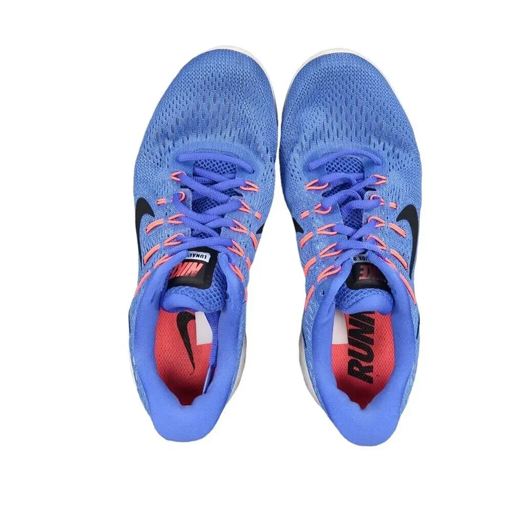 Nike Shoes Womens 8 Athletic Trainers Lunarglide 8 Running Sneaker Sport Blue